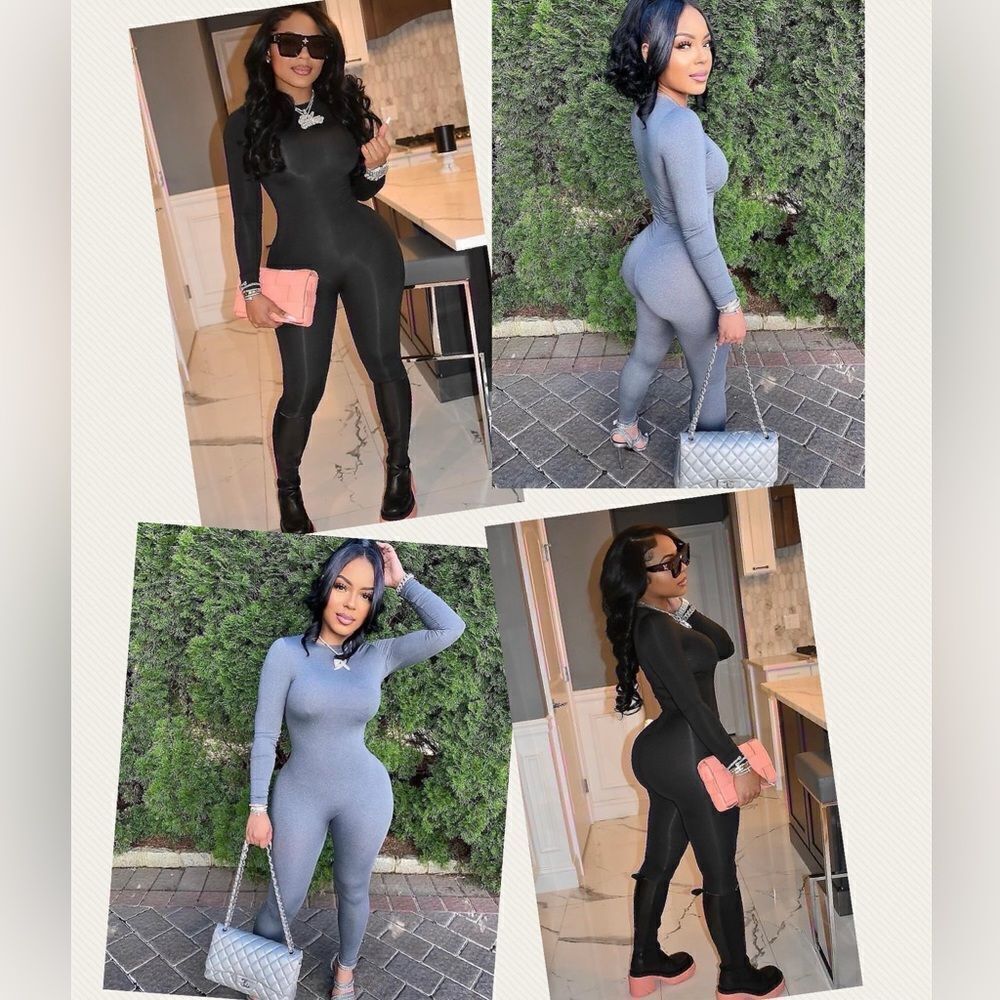 Painted on” Bodysuit Bundle Grey/Black Size Medium. Used once, great condition.
